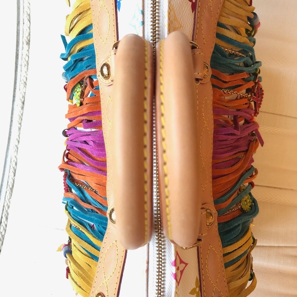 Louis Vuitton Limited Ed. Fringe Speedy 25 Satchel - Picture 14 of 16